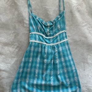 RUE 21 | y2k top blue adjustable camisole